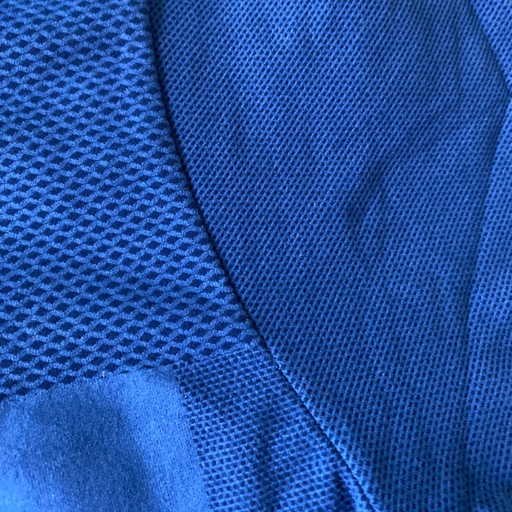 Fabletics Delta Short Sleeve Tee Blue Sz L - Picture 4 of 7
